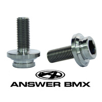 Answer BMX Titanium Crank Bolt Kit 2 bolts