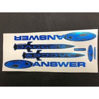 Answer BMX Dagger Fork Leg Sticker 20-24 Mini