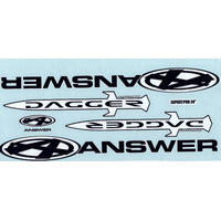 Answer BMX Dagger Fork Leg Sticker 24 Expert-Pro