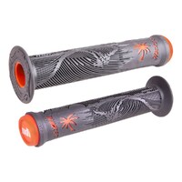 ODI BMX Mike Hucker Clark Dual Ply Handle Grips 160mm Graphite/Orange