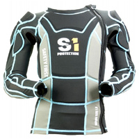 S1 Protection Elite Hi Impact Race Safety Jacket Blue Youth