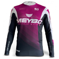 Meybo V6 Slimfit Race Jersey - Purple / White