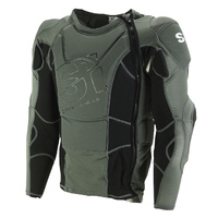 S1 Protection V2 Epic Hi Impact Kimmann Race Safety Jacket Body Armour Grey Youth