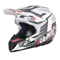 Leatt Helmet GPX 5.5 V03 Black/White/Red 2XL 63-64cm