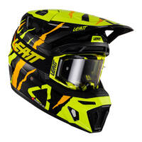 Leatt Helmet &amp; Goggle Combo Moto 8.5 V23 Citrus Tiger Small