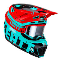 Leatt Helmet &amp; Goggle Combo Moto 7.5 V23 Fuel M 57-58cm