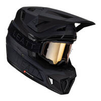 Leatt Helmet &amp; Goggle Combo Moto 7.5 V23 Stealth S 55-56cm