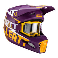 Leatt 23 Helmet &amp; Goggle Combo Moto 3.5 V23 Indigo XS 53-54cm