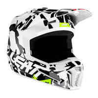 Leatt 23 Helmet Moto 3.5 Jnr V23 Zebra M 51-52cm